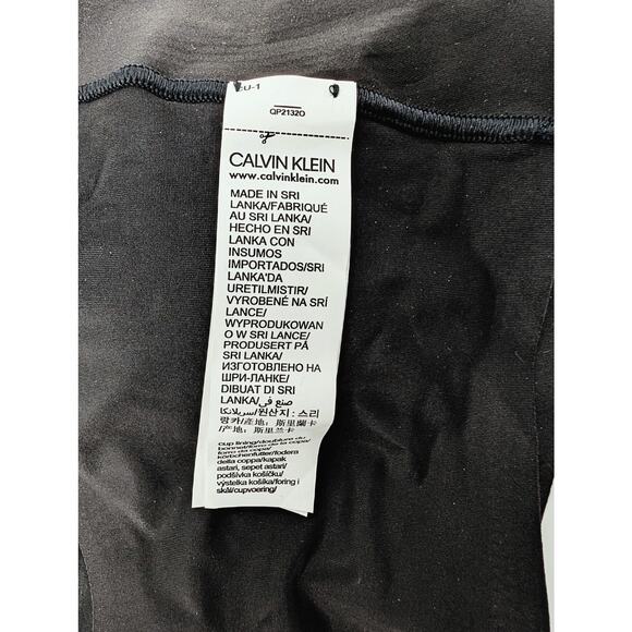 Calvin Klein Lightly Lined Bralette Black Size Medium - Picture 6 of 12